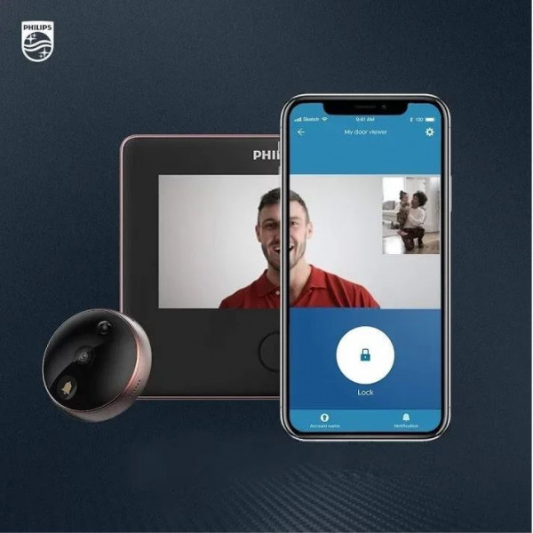 Видеоглазок Philips (Филипс) Easy Key Smart Door Viewer DV001